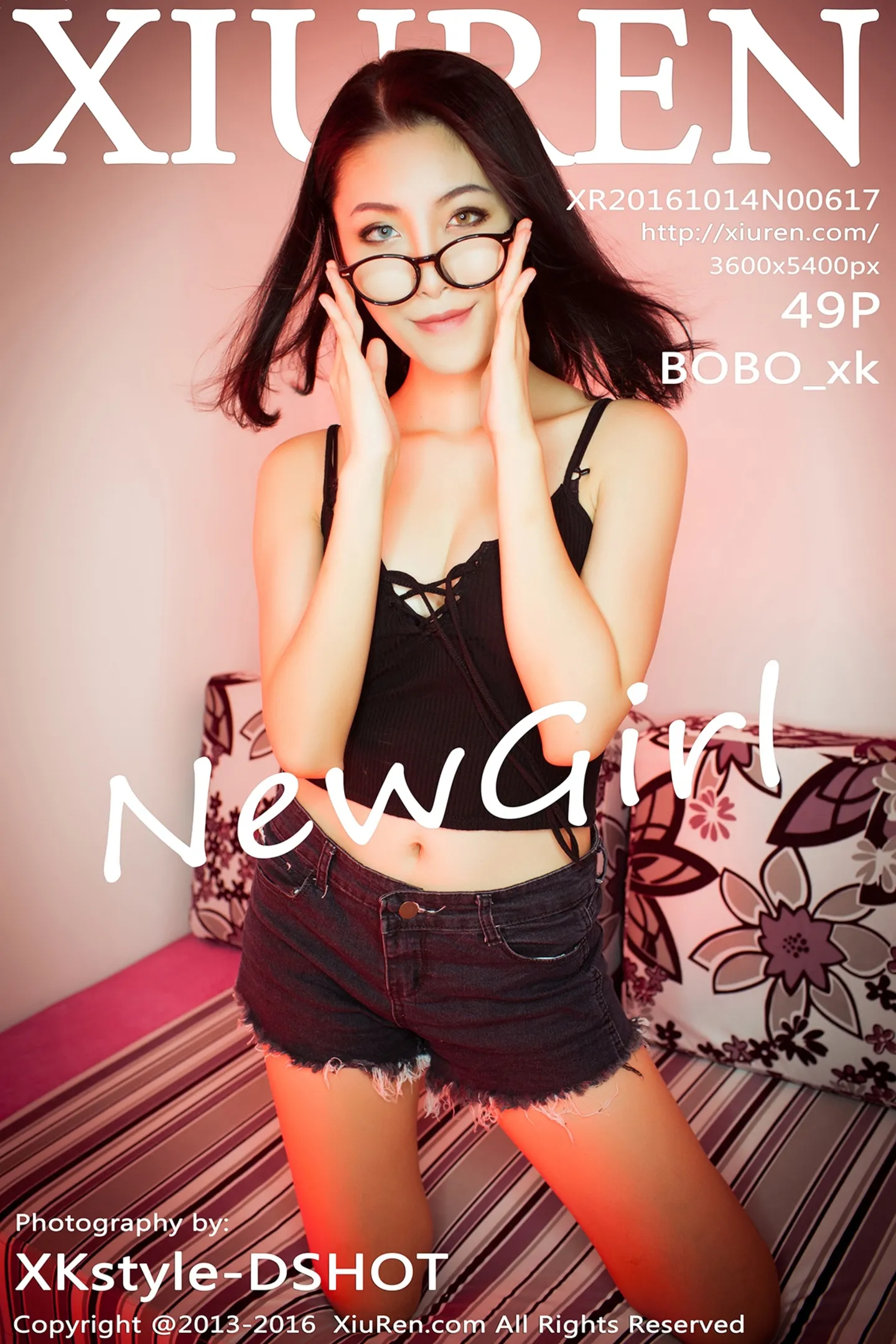 [XiuRen秀人网]No.617_嫩模BOBO_xk牛仔热裤秀完美身材狐媚双眼冷艳迷人写真49P-秀人网 - XiuRen.Space
